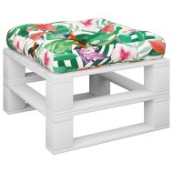 Палетна възглавница, многоцветна, 60x60x12 см, текстил