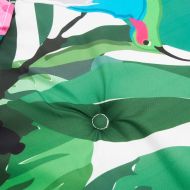 Възглавници за столове 2 бр многоцветни 40x40x4 см плат