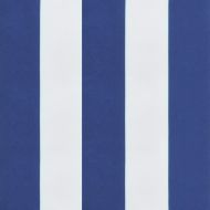 Възглавници за столове Адирондак 2 бр синьо-бели Оксфорд плат