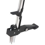 Уред за плевели червено и сребристо 99,5 см анодиран алуминий