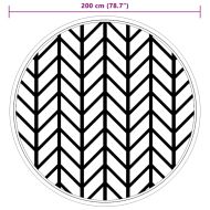 Килим за открито, ARAKIL сив, Ø200 см, PP