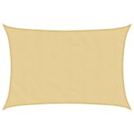 Слънцезащитно платно пясъчно 3,5x2,5 м 100% полиестер Оксфорд