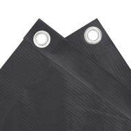 Параван за тераса, антрацит, 800x75 см, PVC