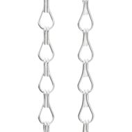 Мрежа за врата с верижки, 56x202 см, алуминий