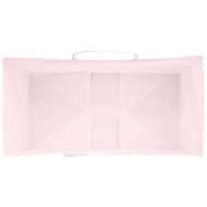 Хартиени торбички 50 бр с дръжки розови 32x17x44 см