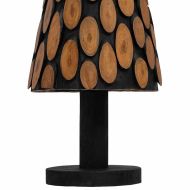 Коледно дърво с поставка Кафяво 150 cm Тиково дърво масив