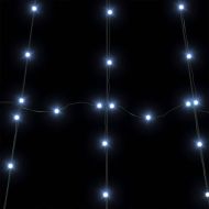 LED коледна елха с колчета за земя Хладно бяло 511 см Метал