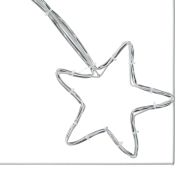 Коледна звезда с 432 LED светодиода Многоцветен 180 x 57 см ПВЦ