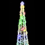 Коледно дърво 3 pcs Многоцветен 20 x 20 x 80 см Акрил