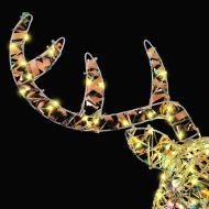 Дядо Коледа, който дърпа шейна Топло бяло PET