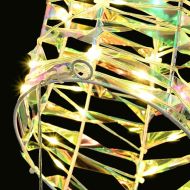 Дядо Коледа, който дърпа шейна Топло бяло PET