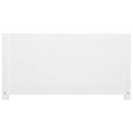 Дневно легло без матрак бяло 75x190 cm масивна дървесина бор