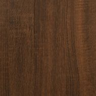 Нощно шкафче кафяв дъб 40x35x47,5 см инженерно дърво