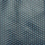 Плаващо соларно покривало за басейн, PE, 455 см, черно и синьо