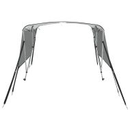 Тента за лодка с 3 дъги мрежести страници 183x(170-182)x137 см