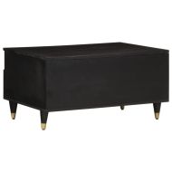 Маса за кафе, 80x54x40 см, мангово дърво масив