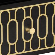 Маса за кафе, 80x54x40 см, мангово дърво масив