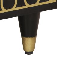 Маса за кафе, 80x54x40 см, мангово дърво масив