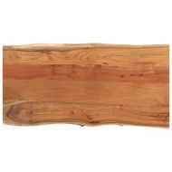 Плот за маса, 80x40x2,5 см, правоъгълен, акация масив, жив ръб