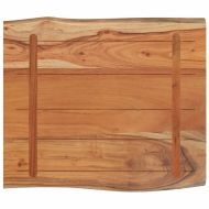 Плот за маса, 70x60x2,5 см, правоъгълен, акация масив, жив ръб