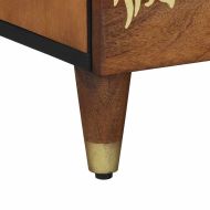 Нощен шкаф с чекмедже 2 pcs Меден кафяв 40 x 33 x 46 см