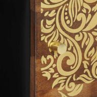 Масичка за кафе Меден кафяв 80 x 50 x 40 cm