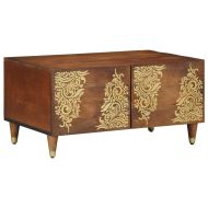 Масичка за кафе Меден кафяв 80 x 50 x 40 cm