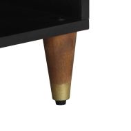 ТВ шкаф Меден кафяв 80 x 33 x 46 см Солидно мангово дърво