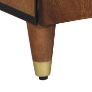 Служебен шкаф с чекмедже Меденокафяво 38 x 33 x 160 см