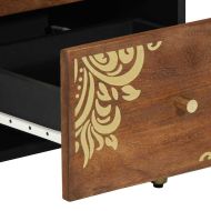 Служебен шкаф Кафяво 40 x 33 x 75 см Солидно мангово дърво