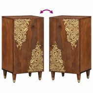 Служебен шкаф Кафяво 40 x 33 x 75 см Солидно мангово дърво