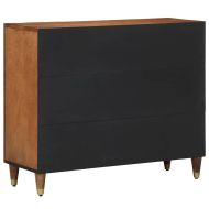 Служебен шкаф Кафяво 90 x 33 x 75 см Солидно мангово дърво