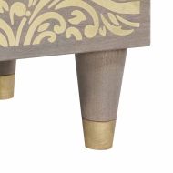 Нощно шкафче с врата 2 pcs Сив 40 x 33 x 46 см