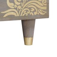 Масичка за кафе Сив Размер 100 x 54 x 40 см