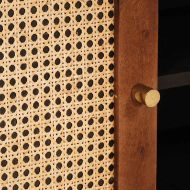 Шкафове и стелажи за съхранение на медии Кафяво