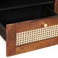 Шкафове и стелажи за съхранение на медии с чекмедже Кафяво