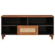 Шкафове и стелажи за съхранение на медии с чекмедже Кафяво