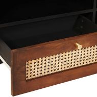 Шкафове и стелажи за съхранение на медии с чекмедже Кафяво