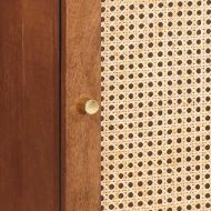 Шкаф за баня с рафт Кафяво 38 x 33,5 x 58 см Инженерно дърво