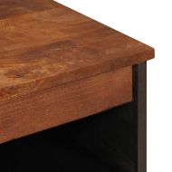 Страничен шкаф Кафяво 60 x 33,5 x 75 см Солидно мангово дърво