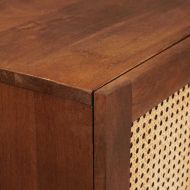 Висок шкаф Кафяво 60 x 33,5 x 100 см Солидно мангово дърво