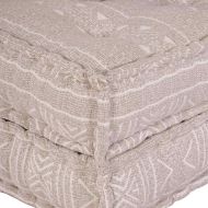 Модулен диван Светло кафяво 70 x 70 x 36 см текстил