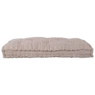 Възглавница за диван Светло кафяво 120 x 80 x 12 cm текстил