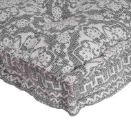 Възглавница за диван Светлосиво 120 x 80 x 12 cm текстил