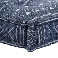 Възглавница за диван Индиго принт 120 x 80 x 12 cm текстил