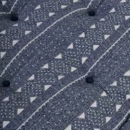 Възглавница за диван Индиго принт 120 x 80 x 12 cm текстил