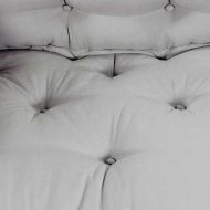 Възглавница за диван 3 pcs Сив текстил