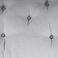 Възглавница за диван 2 pcs Сив текстил