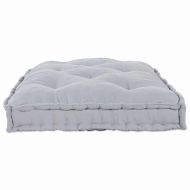 Възглавница за диван Сив 120 x 80 x 12 cm текстил