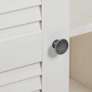 Шкаф за баня VIGO Бяло 67.5 x 34 x 110 см Борово дърво масив